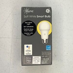 Single ge Cync Soft White Smart Bulb